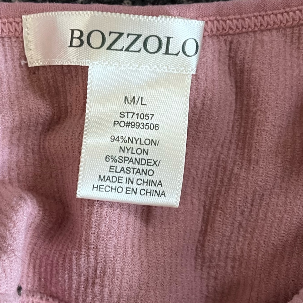 Pink Lacey Crop Top: Size M/L - Picture 3 of 3